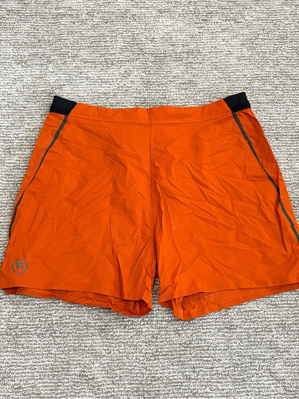 Backcountry Athletic Running Shorts — Orange
